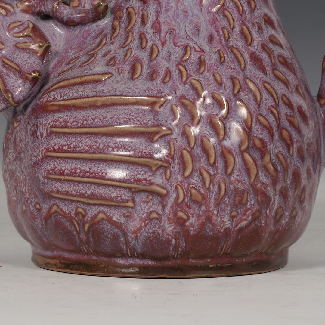 An Exquisite Jun yao Purple Glazed Ewer - 4