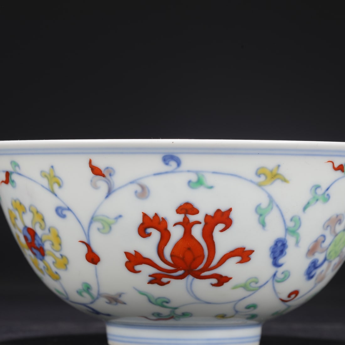 An Exquisite Doucai Flower Pattern Bowl - 3