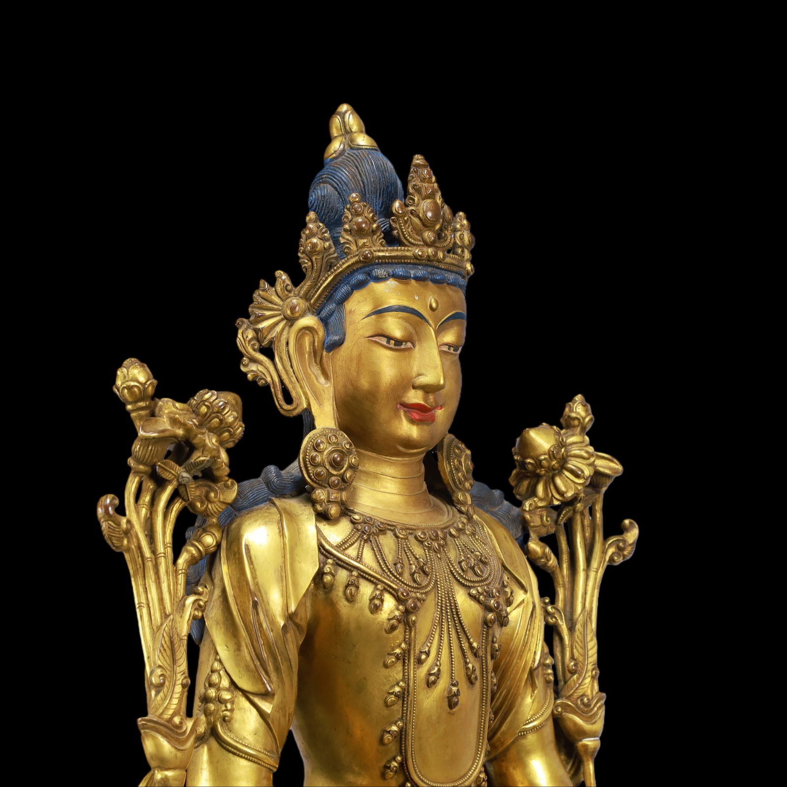 A Exquisite Gilt Bronze Buddha statue - 10