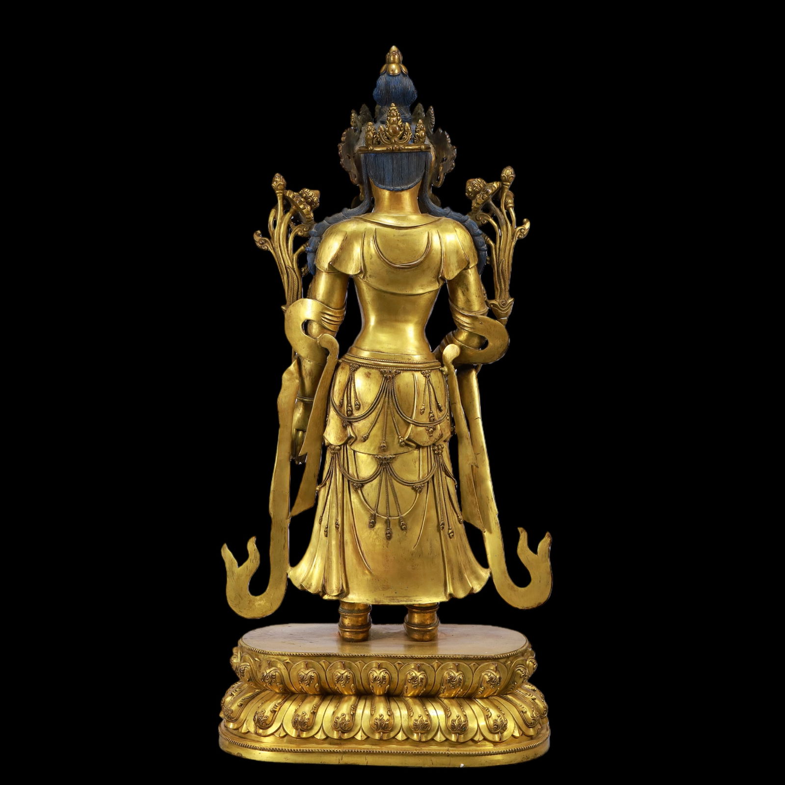 A Exquisite Gilt Bronze Buddha statue - 11