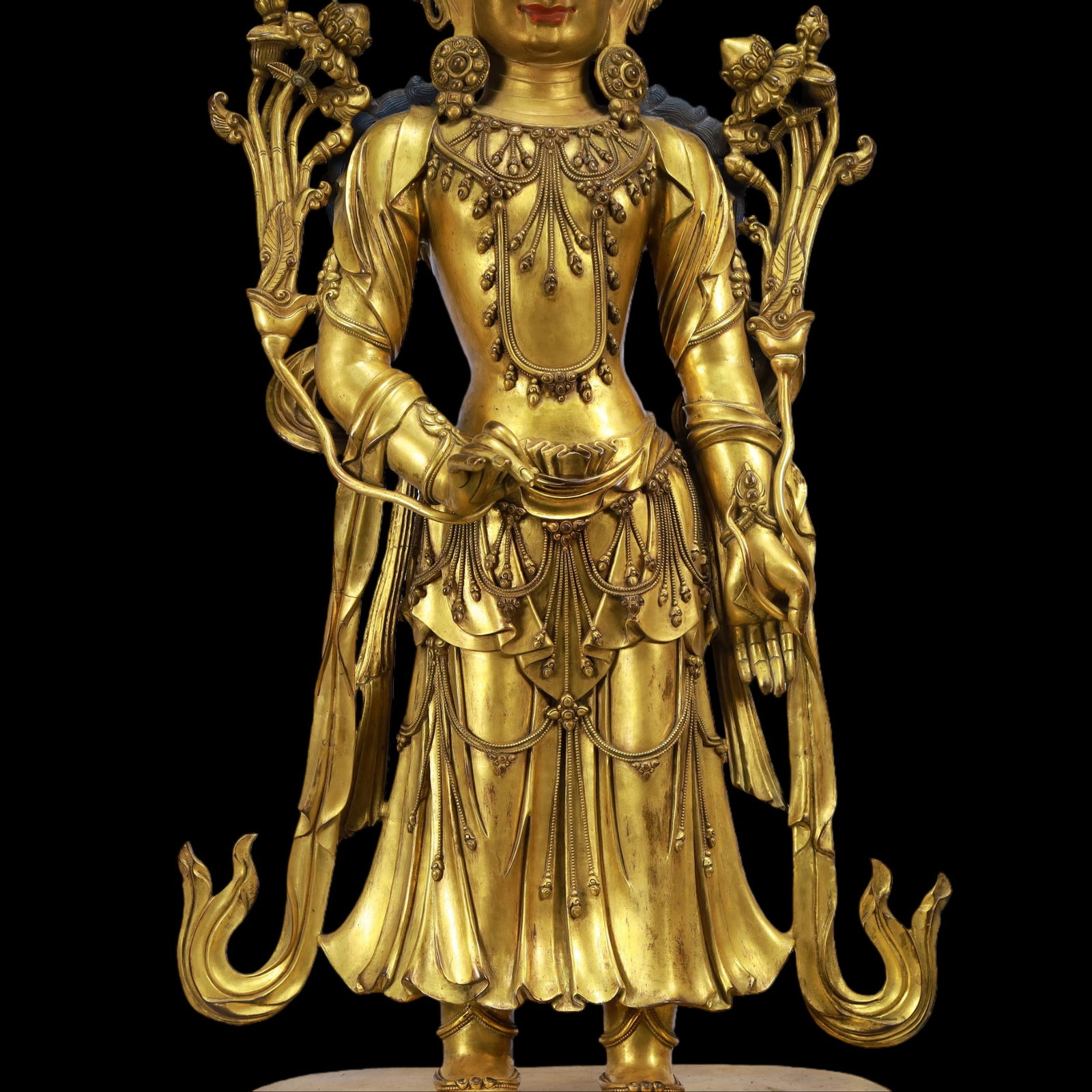 A Exquisite Gilt Bronze Buddha statue - 3
