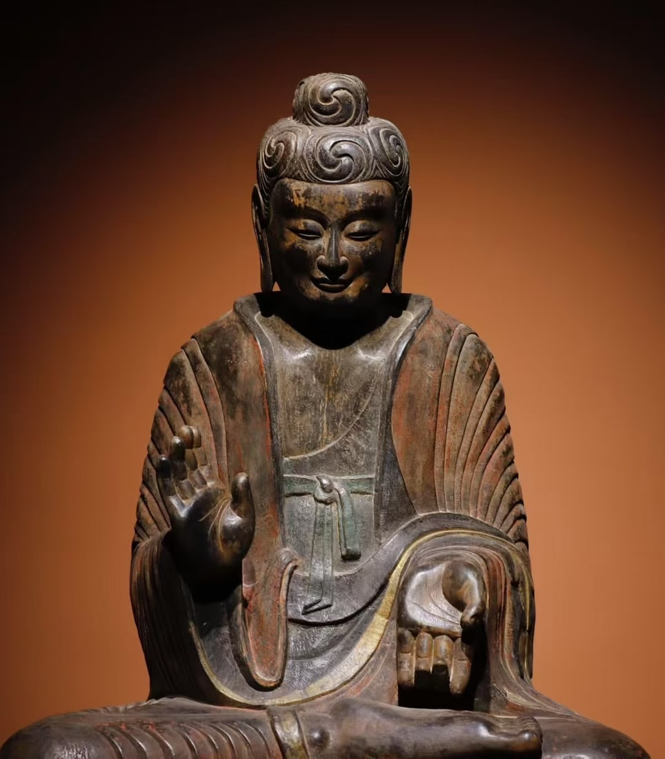 A Exquisite Limestone Buddha statue Ornament - 4