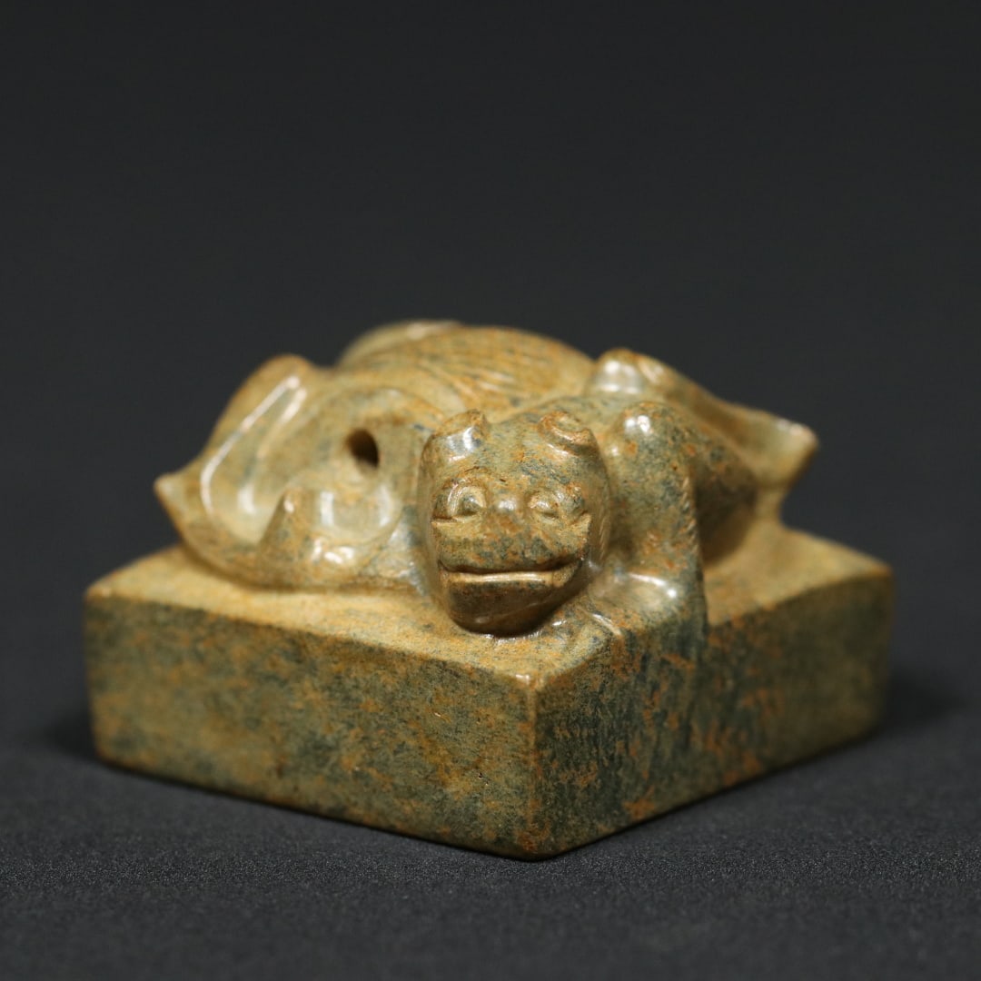 An Exquisite White Jade Auspicious Beast Pattern Seal - 7