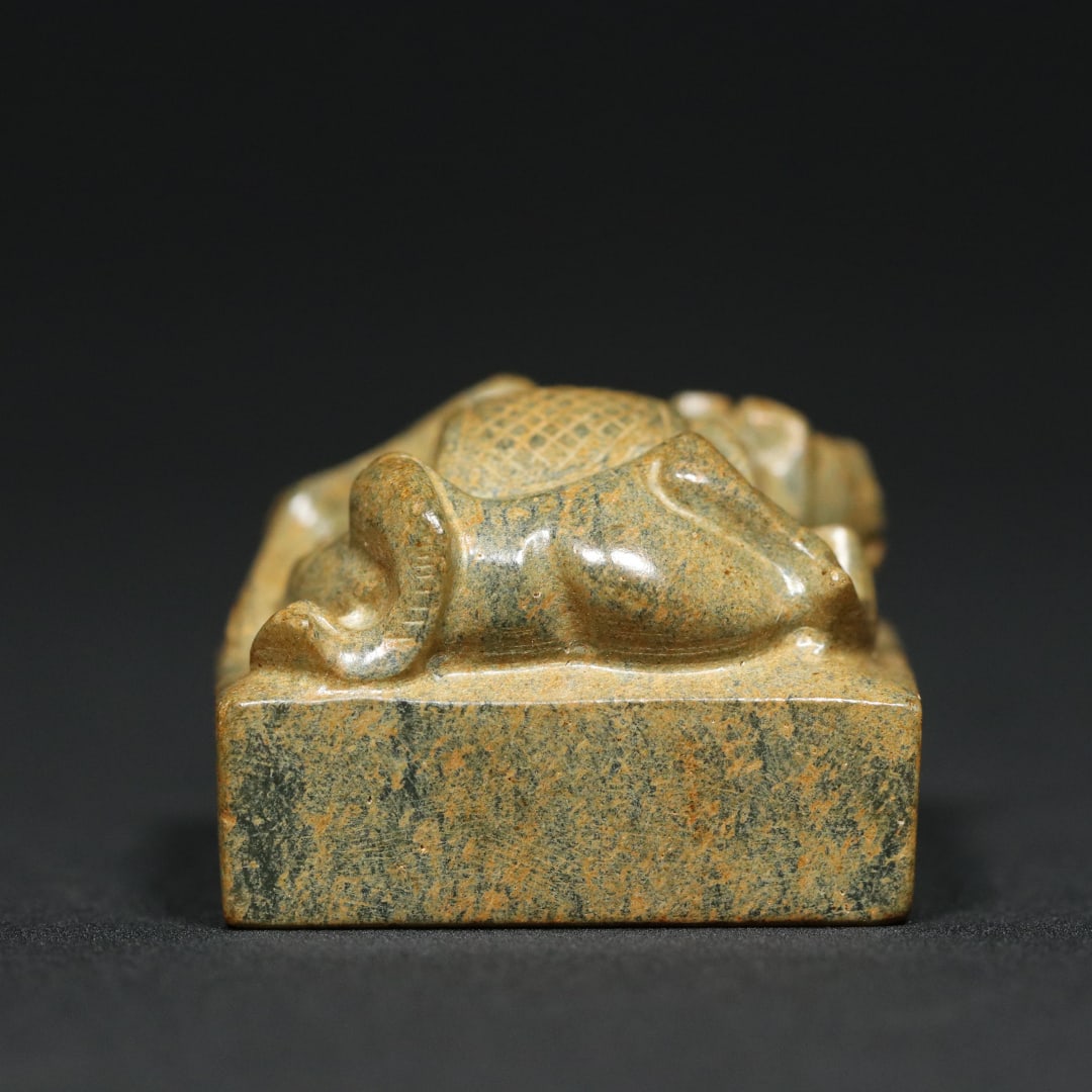 An Exquisite White Jade Auspicious Beast Pattern Seal - 9