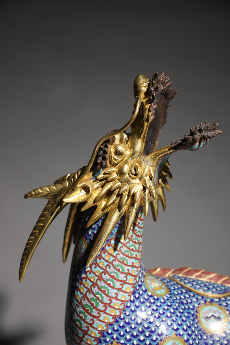 An Exquisite Cloisonne Kylin Ornament - 4
