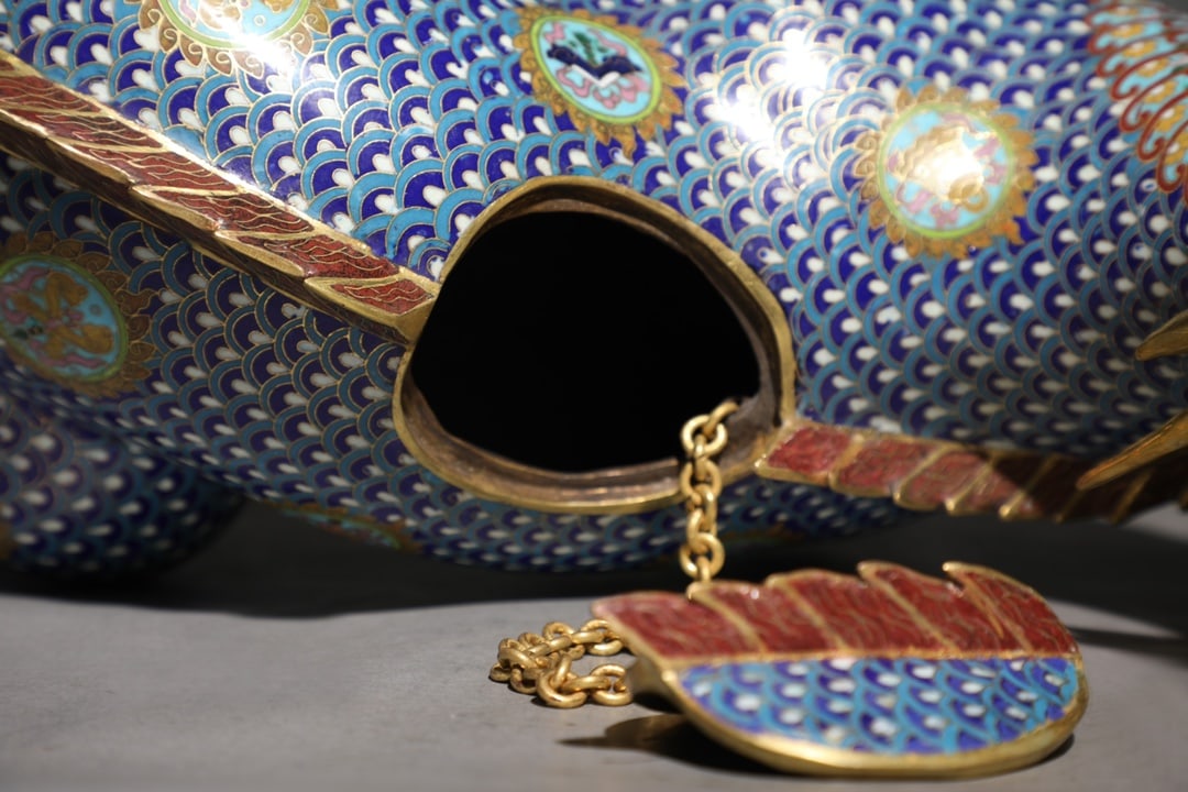 An Exquisite Cloisonne Kylin Ornament - 7