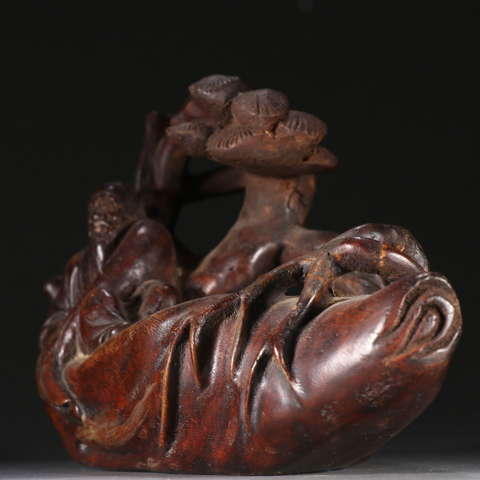 An Exquisite Eaglewood Figure Pattern Brush Washer - 3