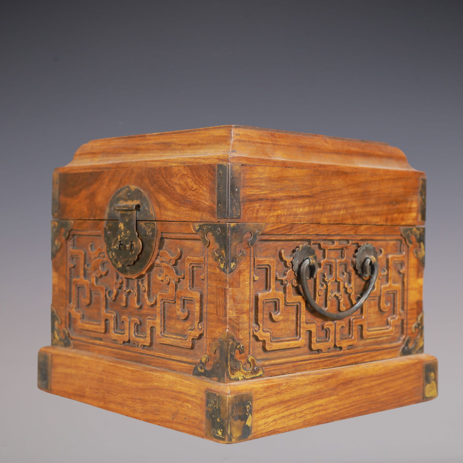 A Exquisite Boxwood Dragon Pattern Box - 2