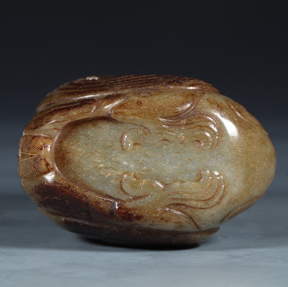 An Exquisite White Jade Phoenix-Shaped Goblet - 9