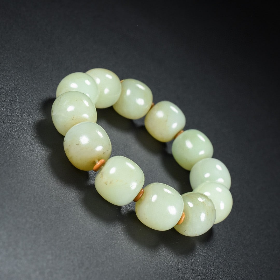 An Exquisite White Jade Bracelets - 4