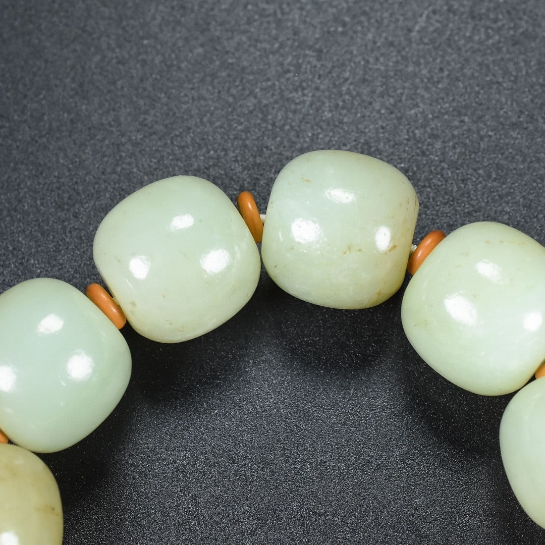 An Exquisite White Jade Bracelets - 6