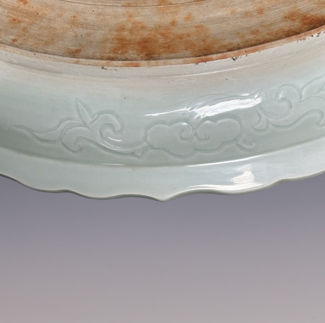 An Exquisite Shufu Glazed Dragon Pattern Plate - 8