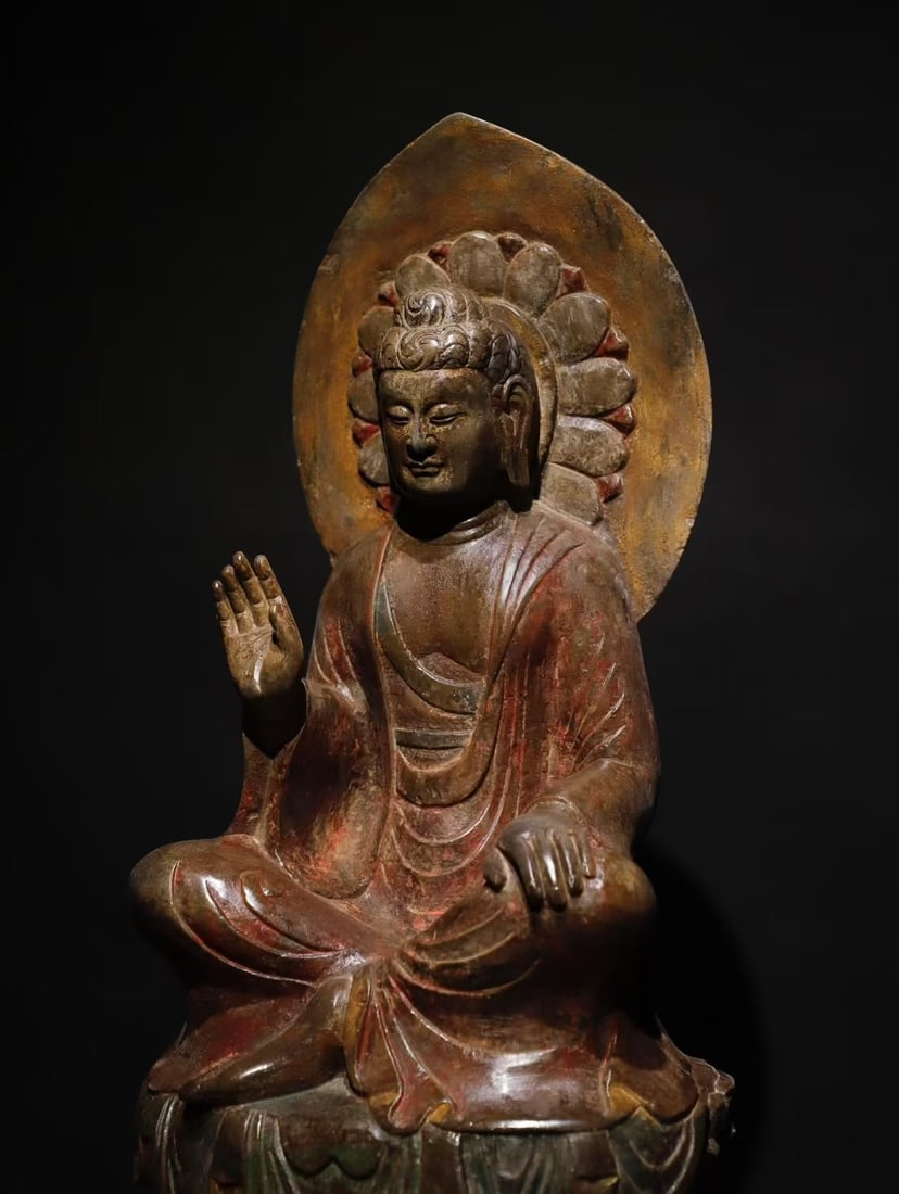 A Exquisite Limestone Buddha statue Ornament - 5