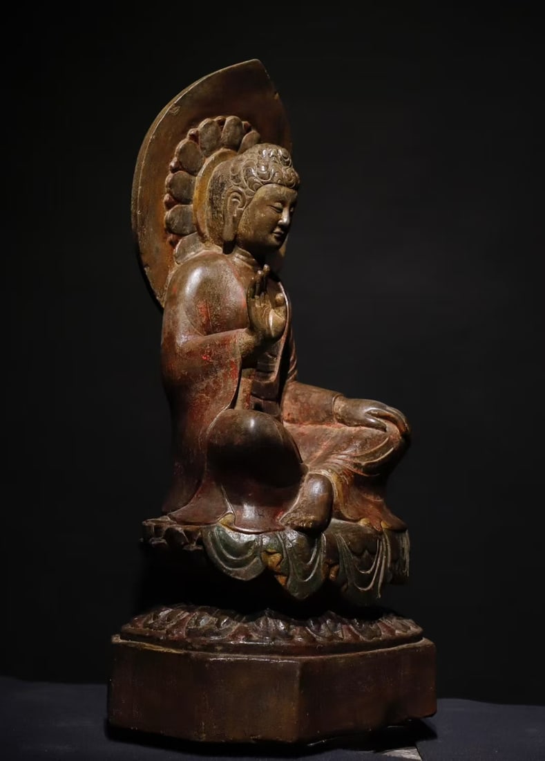 A Exquisite Limestone Buddha statue Ornament - 7