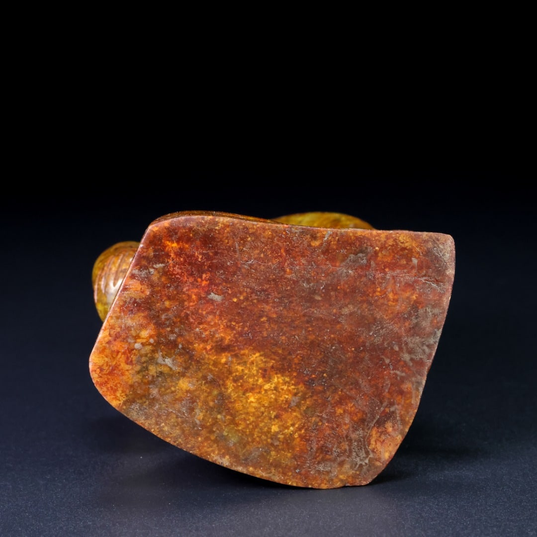 An Exquisite White Jade Figure Ornament - 8