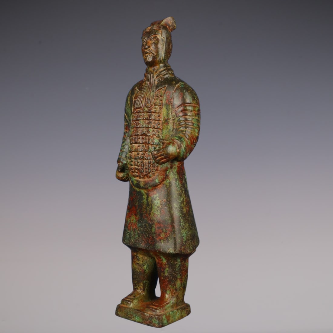 An Exquisite Bronze Figure Ornament - 8