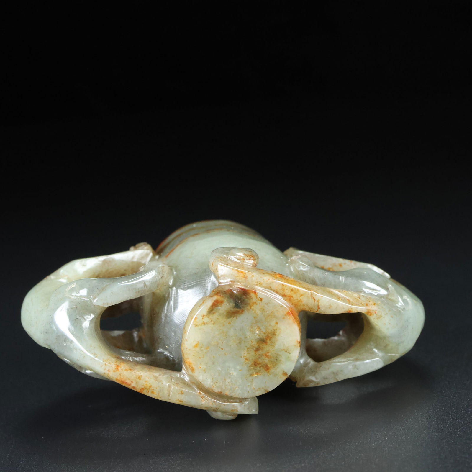 An Exquisite White Jade Auspicious Beast Pattern Cup - 9