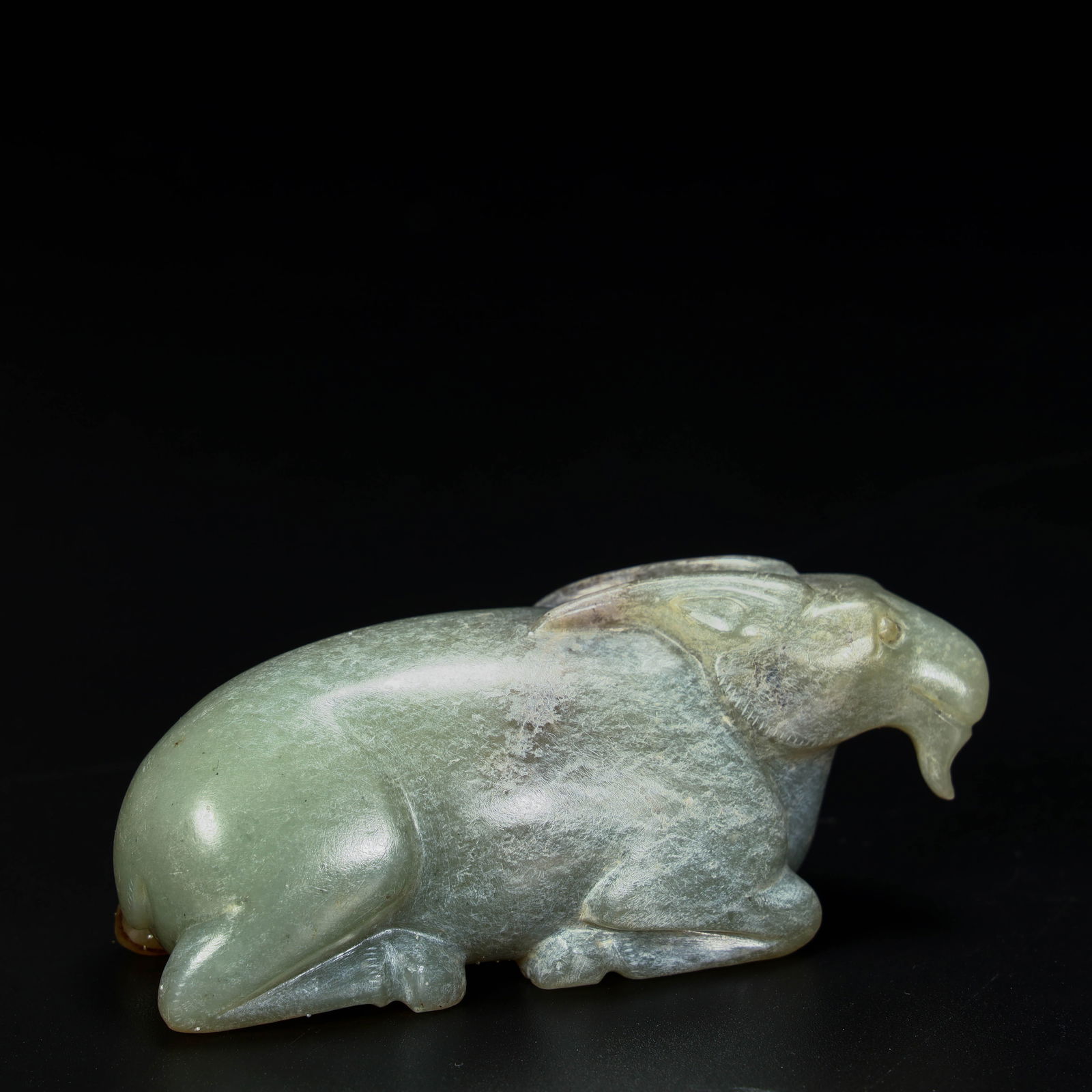 A beautiful jade sheep paperweight - 3