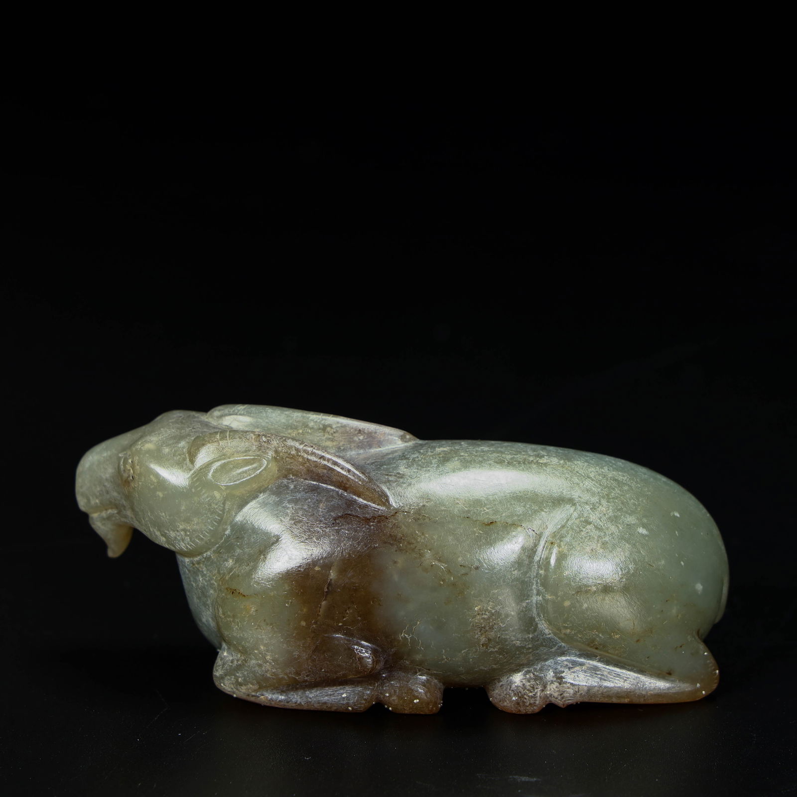 A beautiful jade sheep paperweight - 5