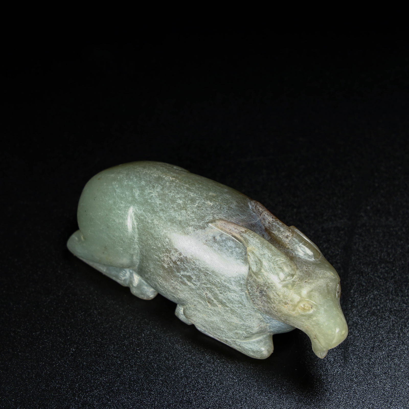A beautiful jade sheep paperweight - 7