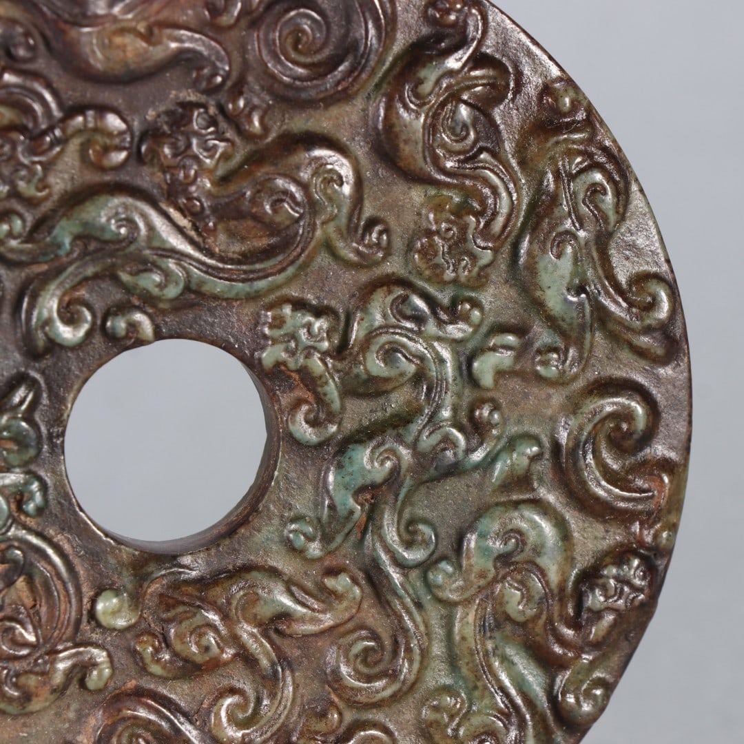 A beautiful ancient jade dragon pattern - 3