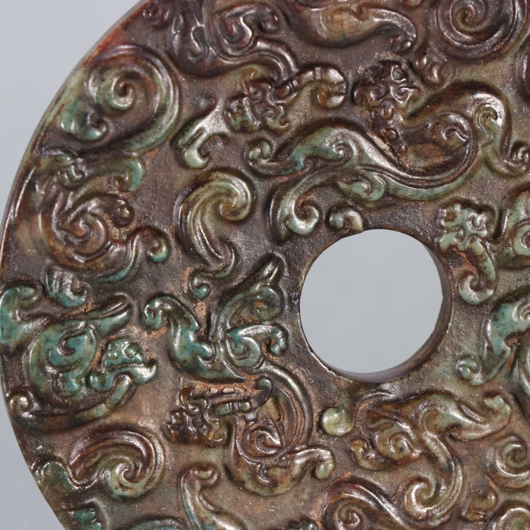 A beautiful ancient jade dragon pattern - 4