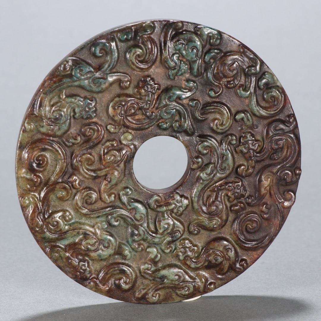 A beautiful ancient jade dragon pattern - 5