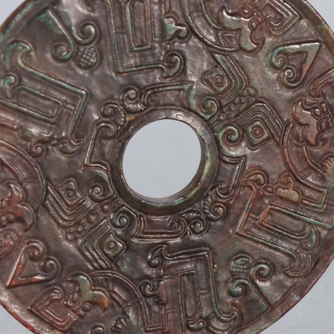 A beautiful ancient jade dragon pattern - 9