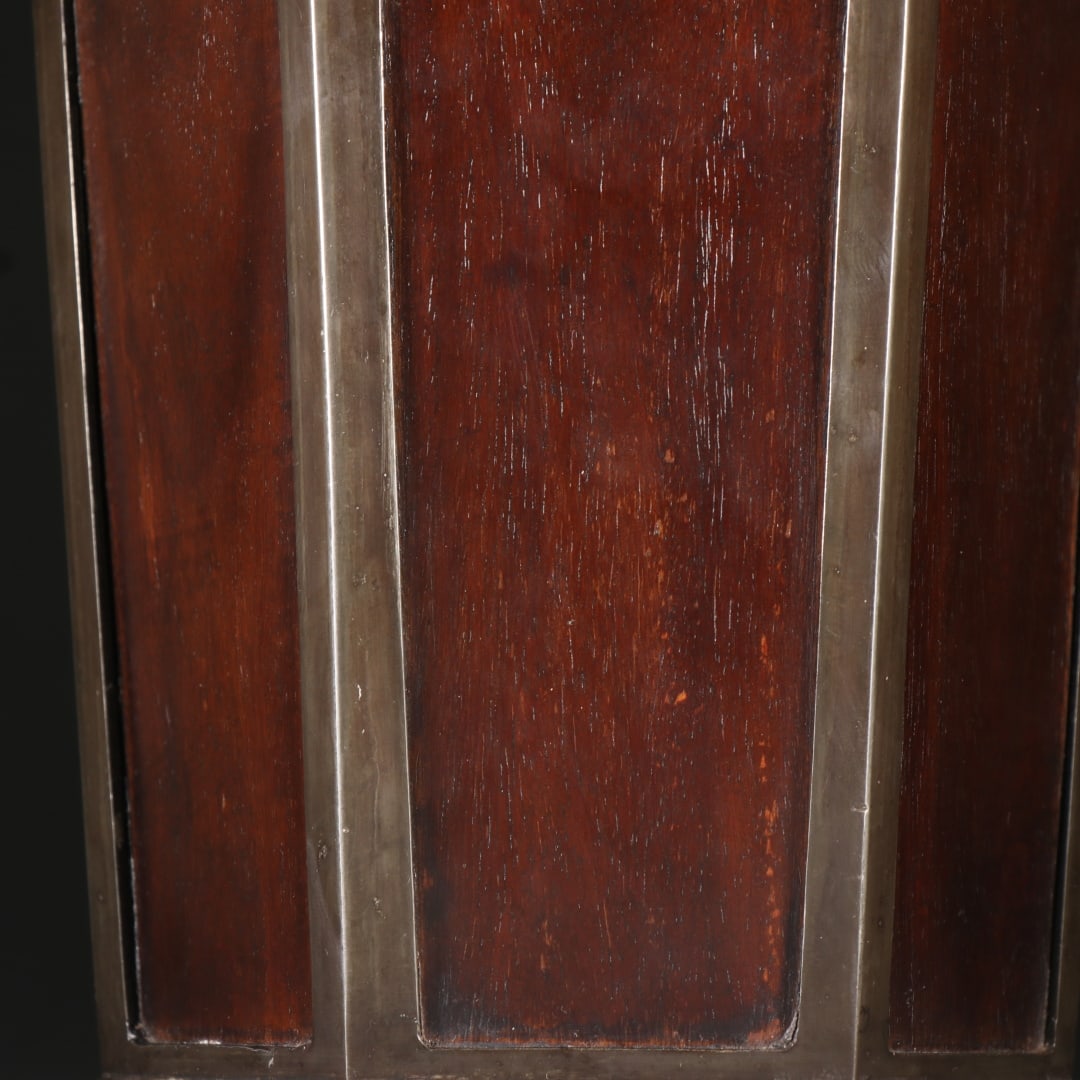 A fine tin-packed rosewood hexagonal tea jar - 3