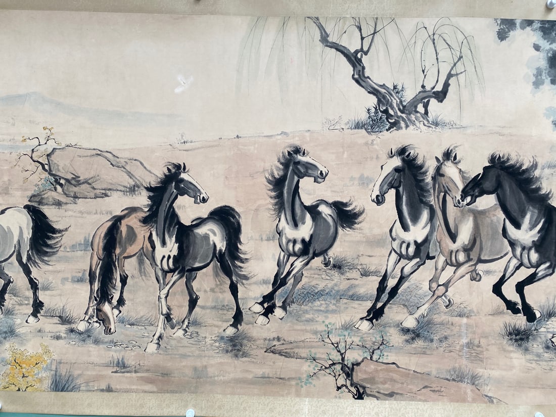 A work on paper by Xu Beihong - 4