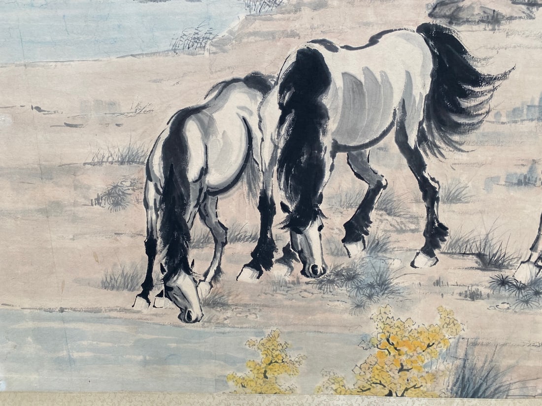 A work on paper by Xu Beihong - 7