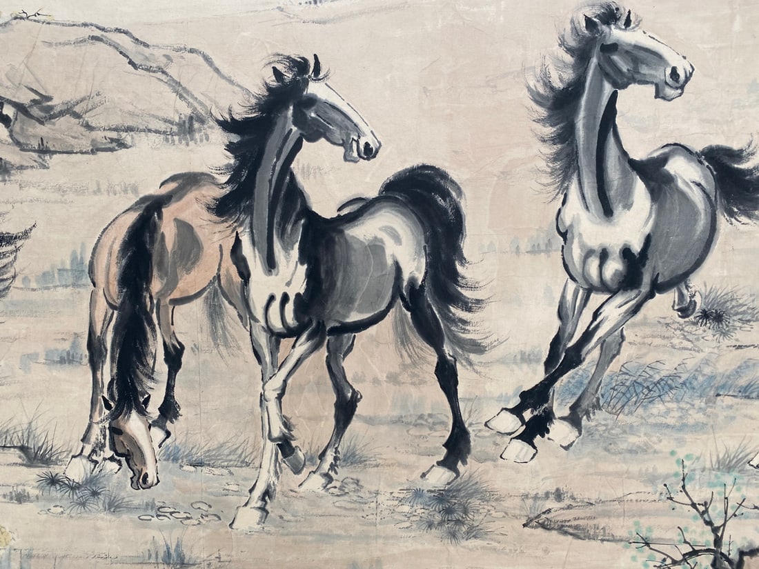 A work on paper by Xu Beihong - 8