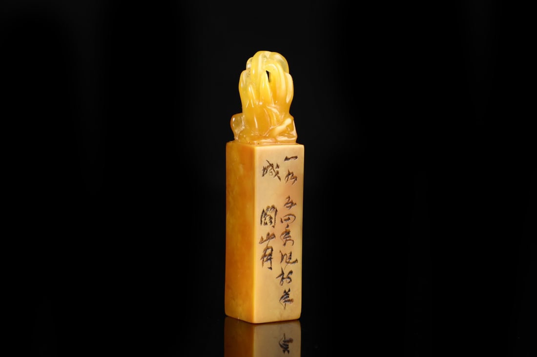 A fine field topaz seal - 5