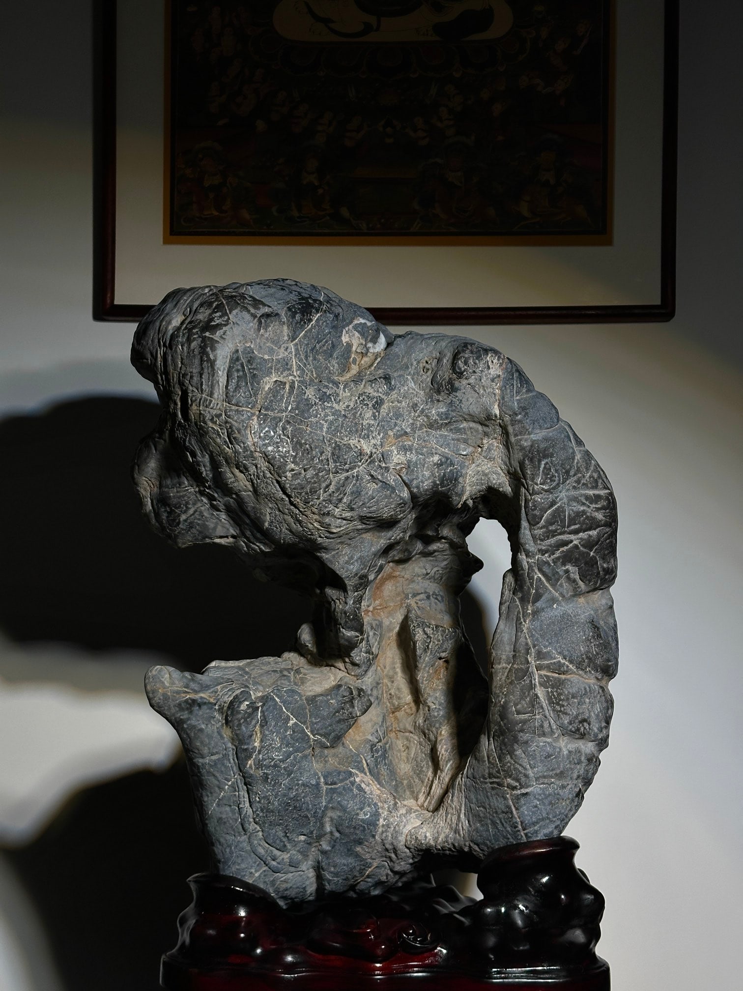 A beautiful Lingbi stone artistic conception old pit stone - 2