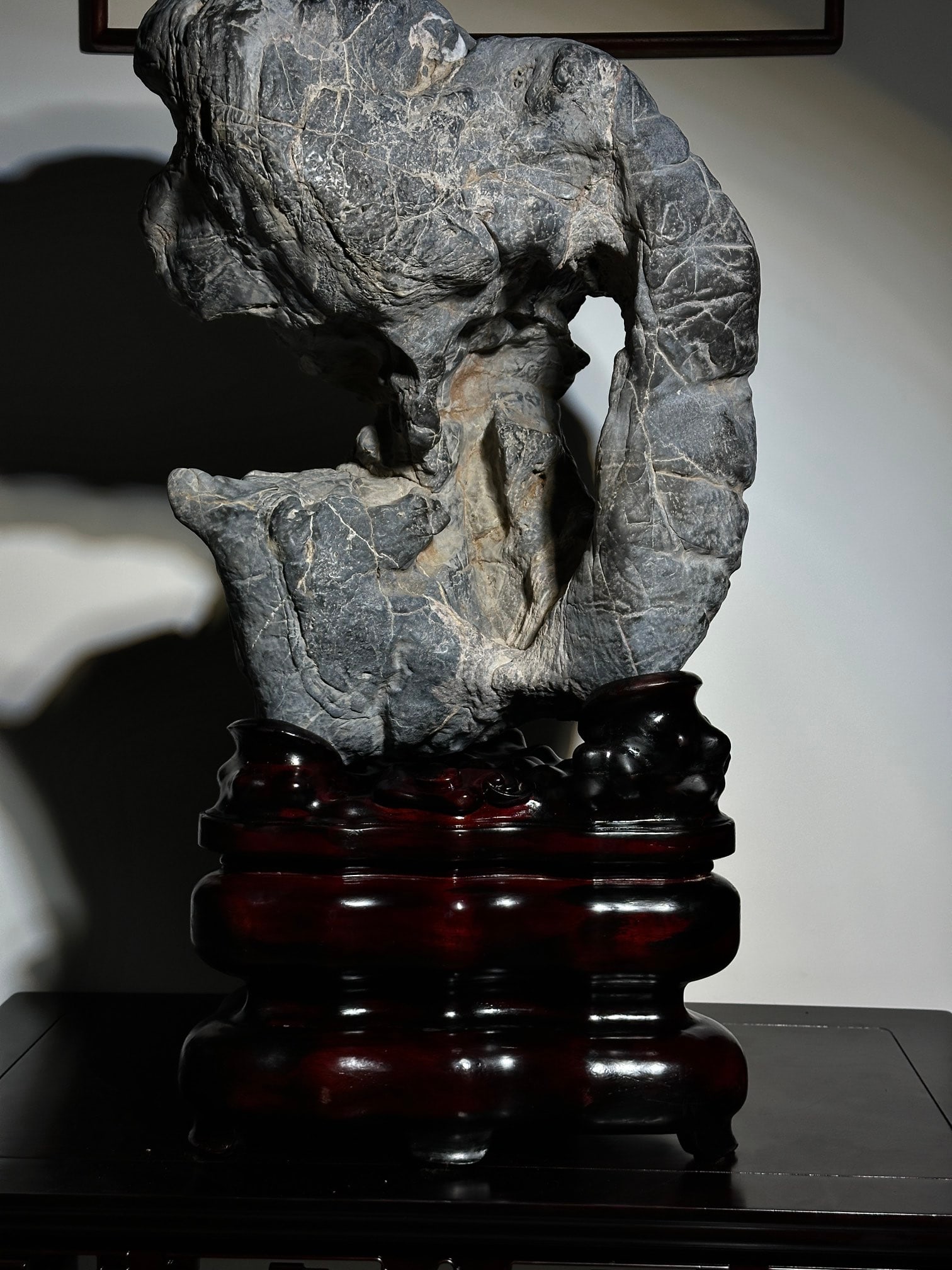 A beautiful Lingbi stone artistic conception old pit stone - 3