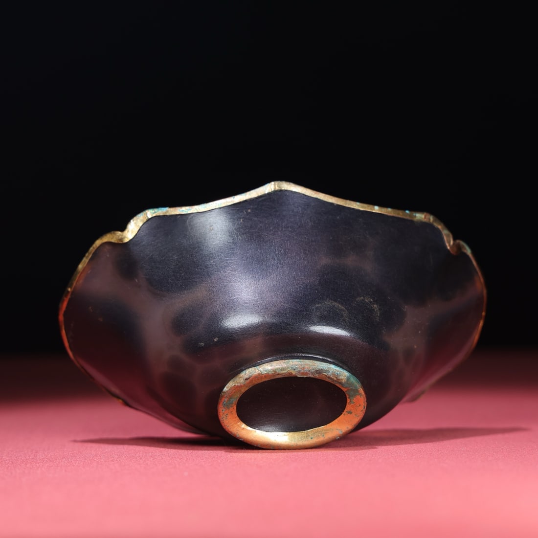 A fine copper-gilt agate bowl - 8