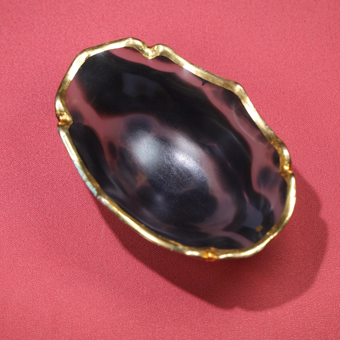 A fine copper-gilt agate bowl - 9