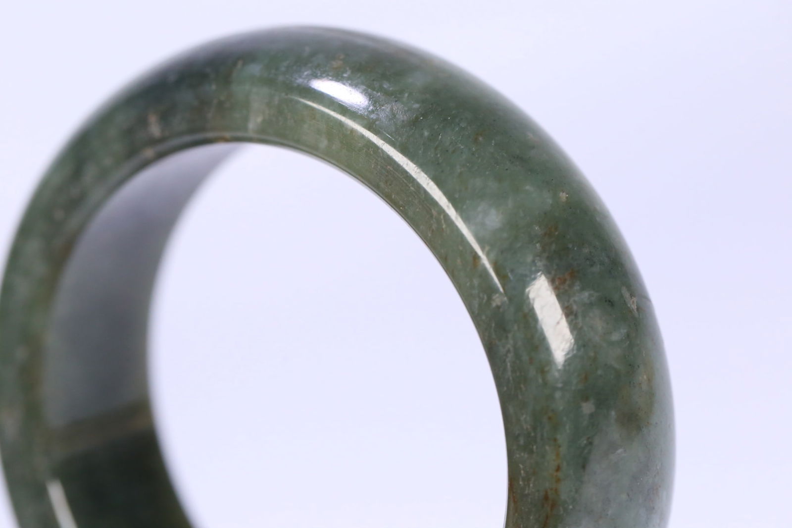 A fine Hetian jasper wide bar bracelet - 6