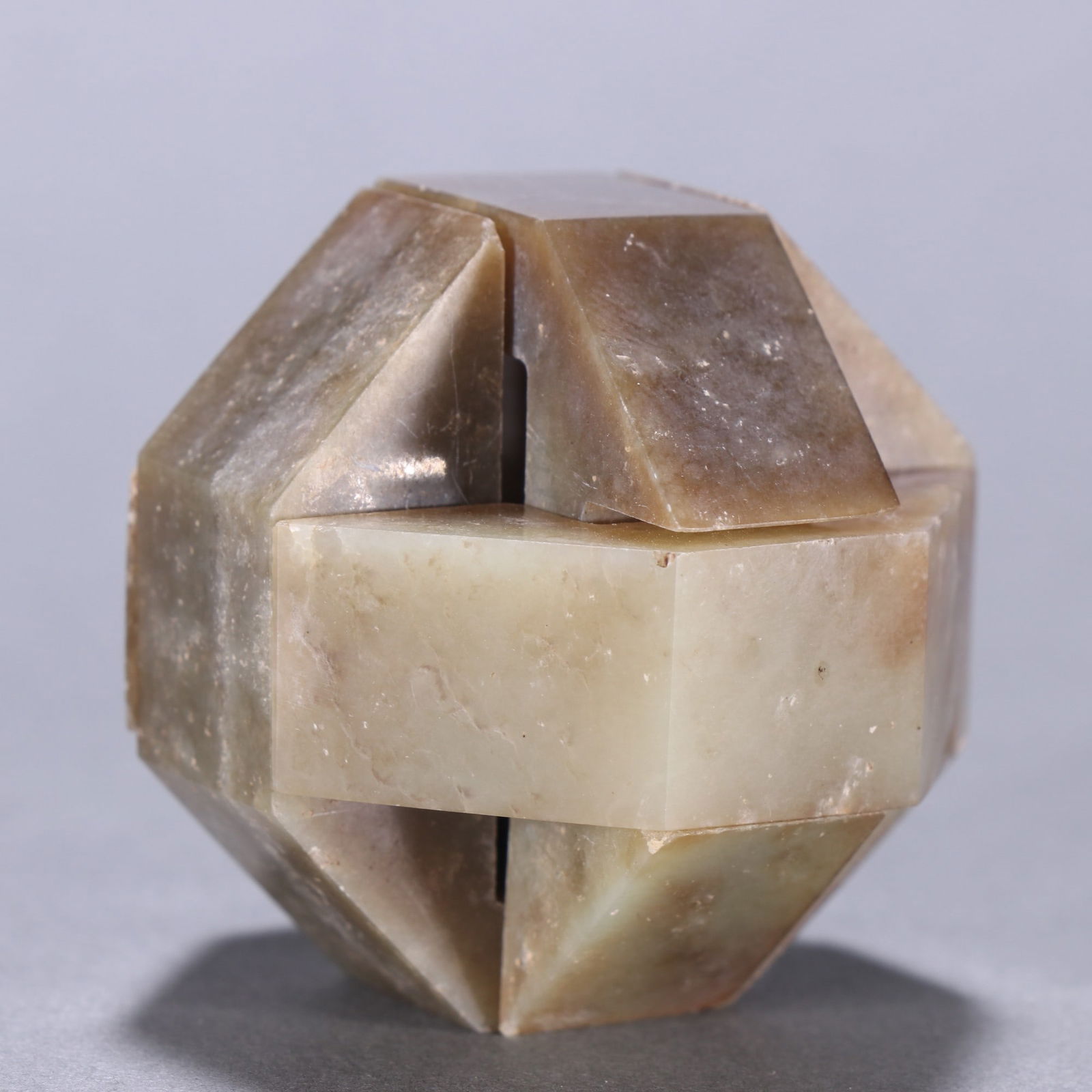 A beautiful Hetian jade Luban lock - 3