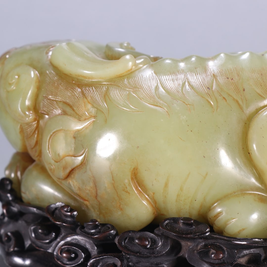 A beautiful Hetian topaz ornament - 5