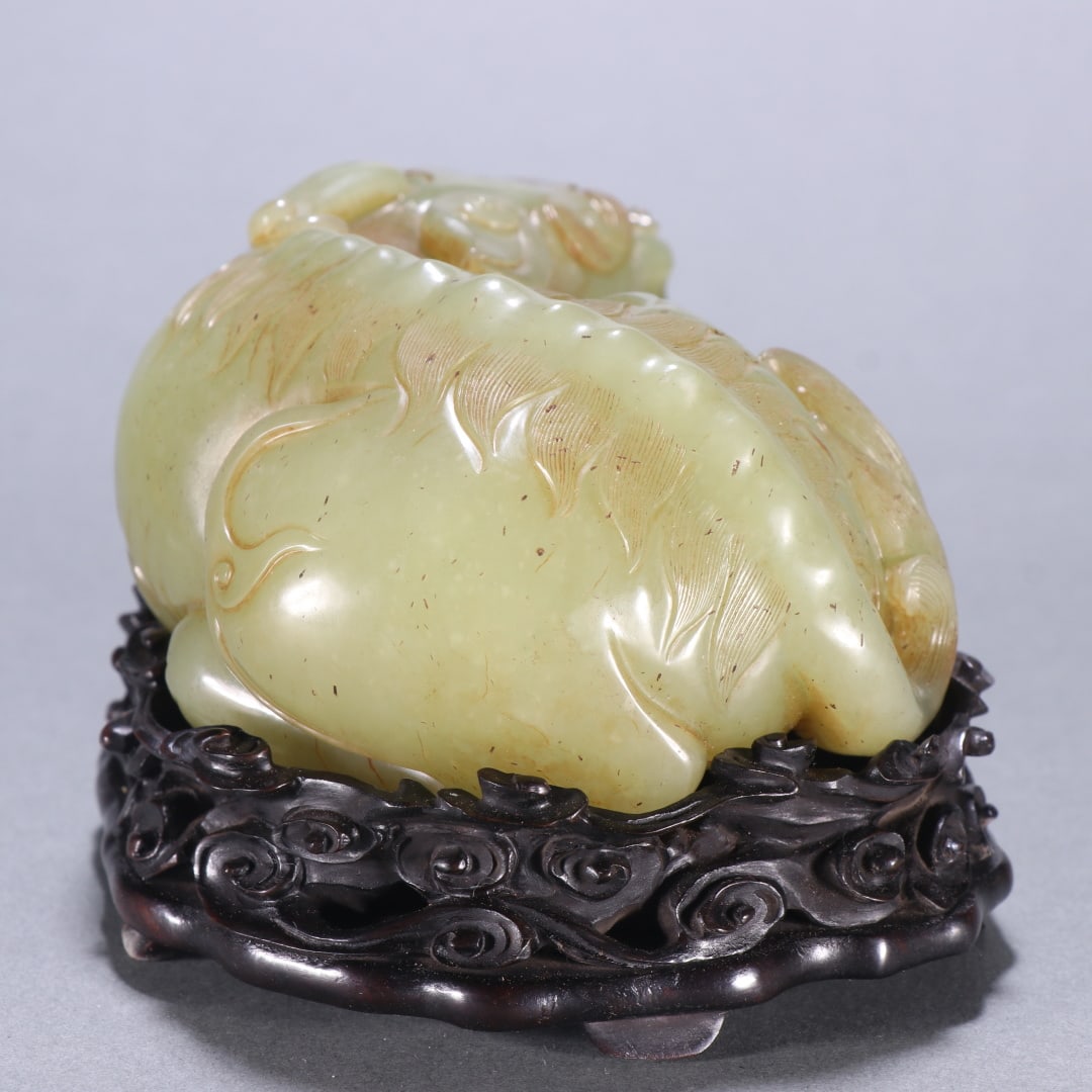 A beautiful Hetian topaz ornament - 6