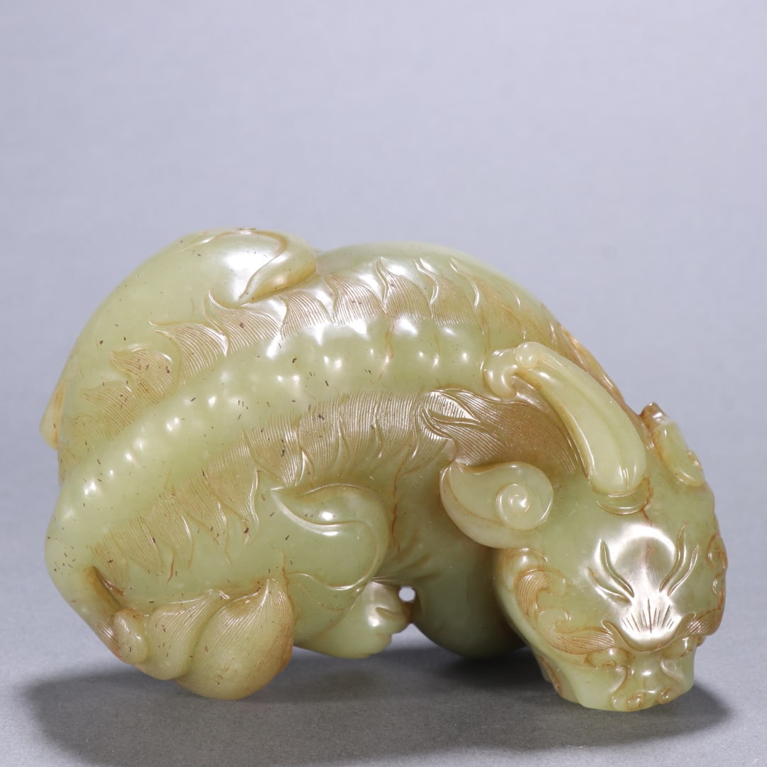 A beautiful Hetian topaz ornament - 8