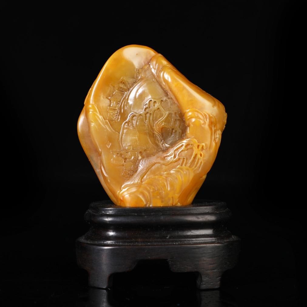 A beautiful Shoushan Tian Huang Shanzi Qingqing (1 of 9)