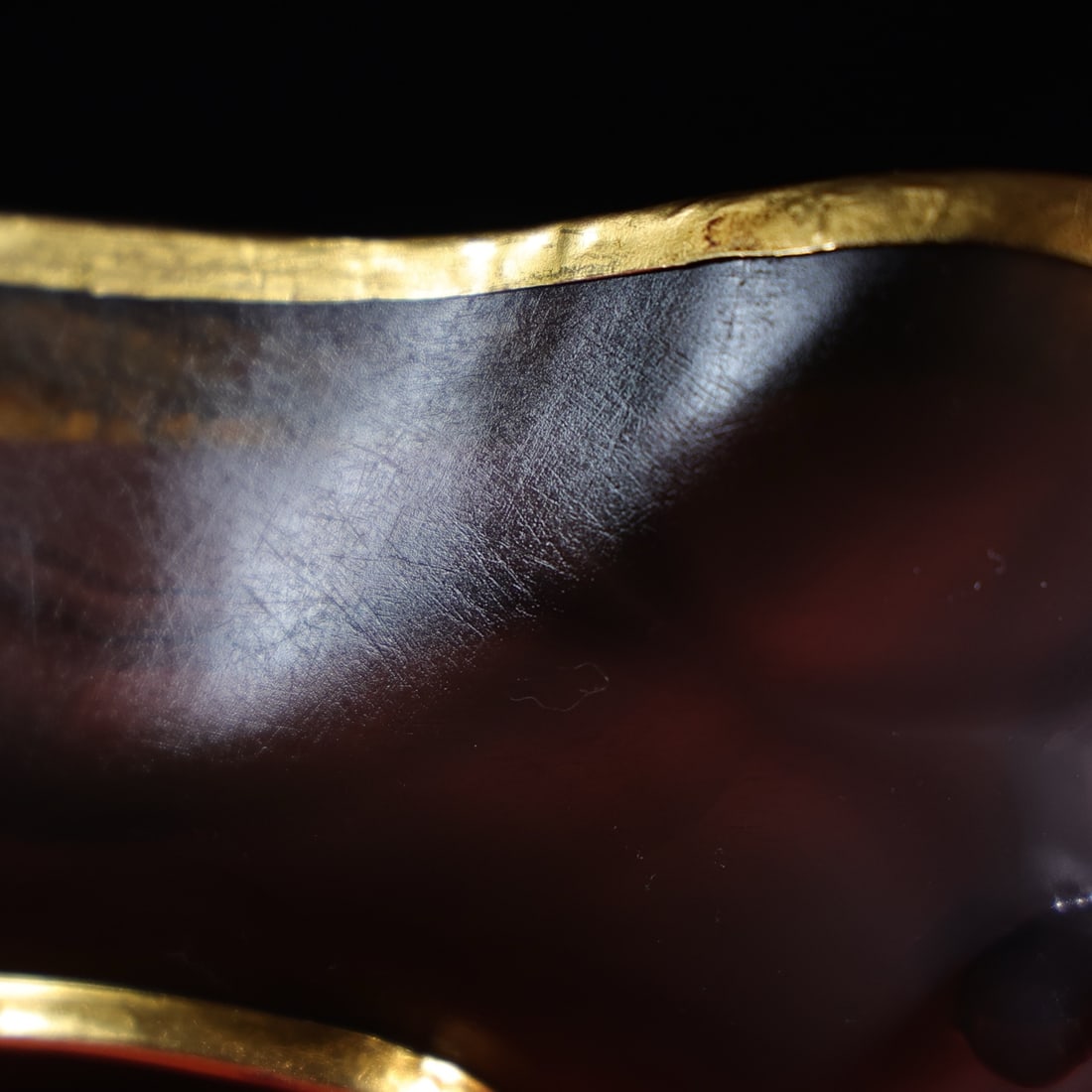 A fine copper-gilt old onyx cup - 4