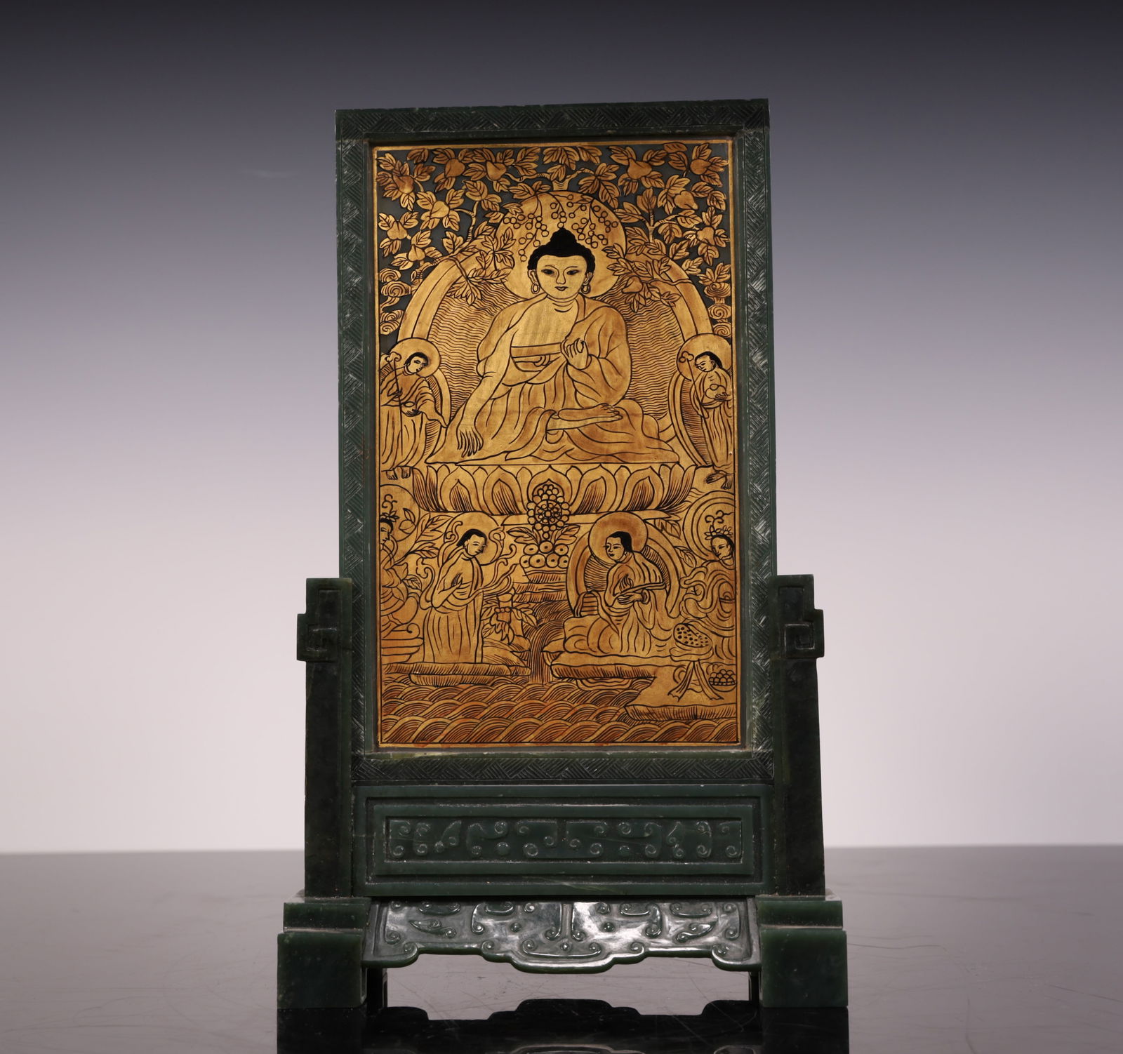 A Hetian jade insert from the Qing Dynasty - 3