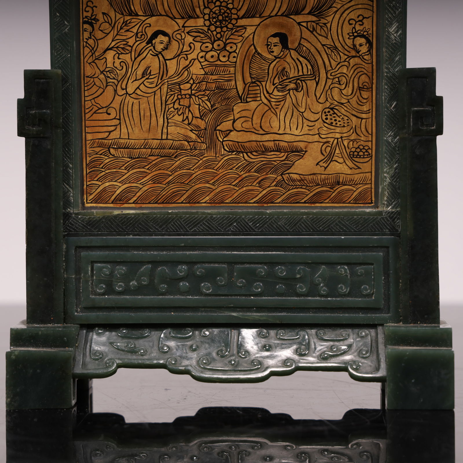 A Hetian jade insert from the Qing Dynasty - 6
