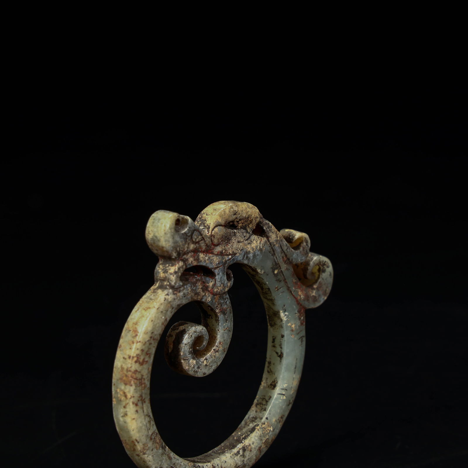 A beautiful jade dragon-shaped pendant - 7
