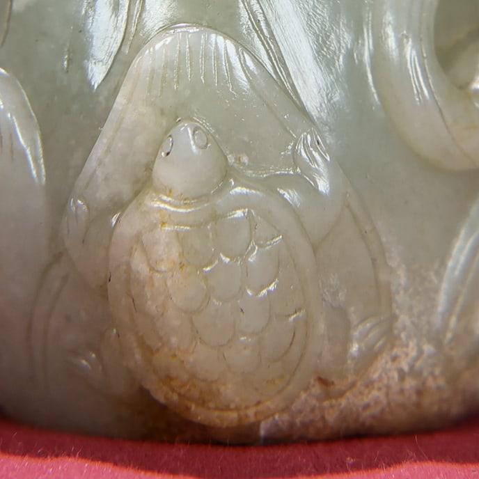 A beautiful Hetian jade handle - 2