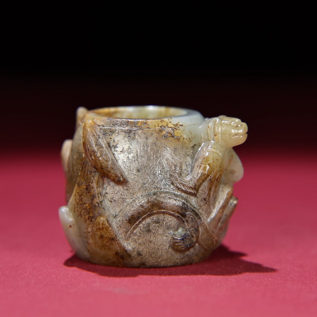 A beautiful Hetian jade handle - 5