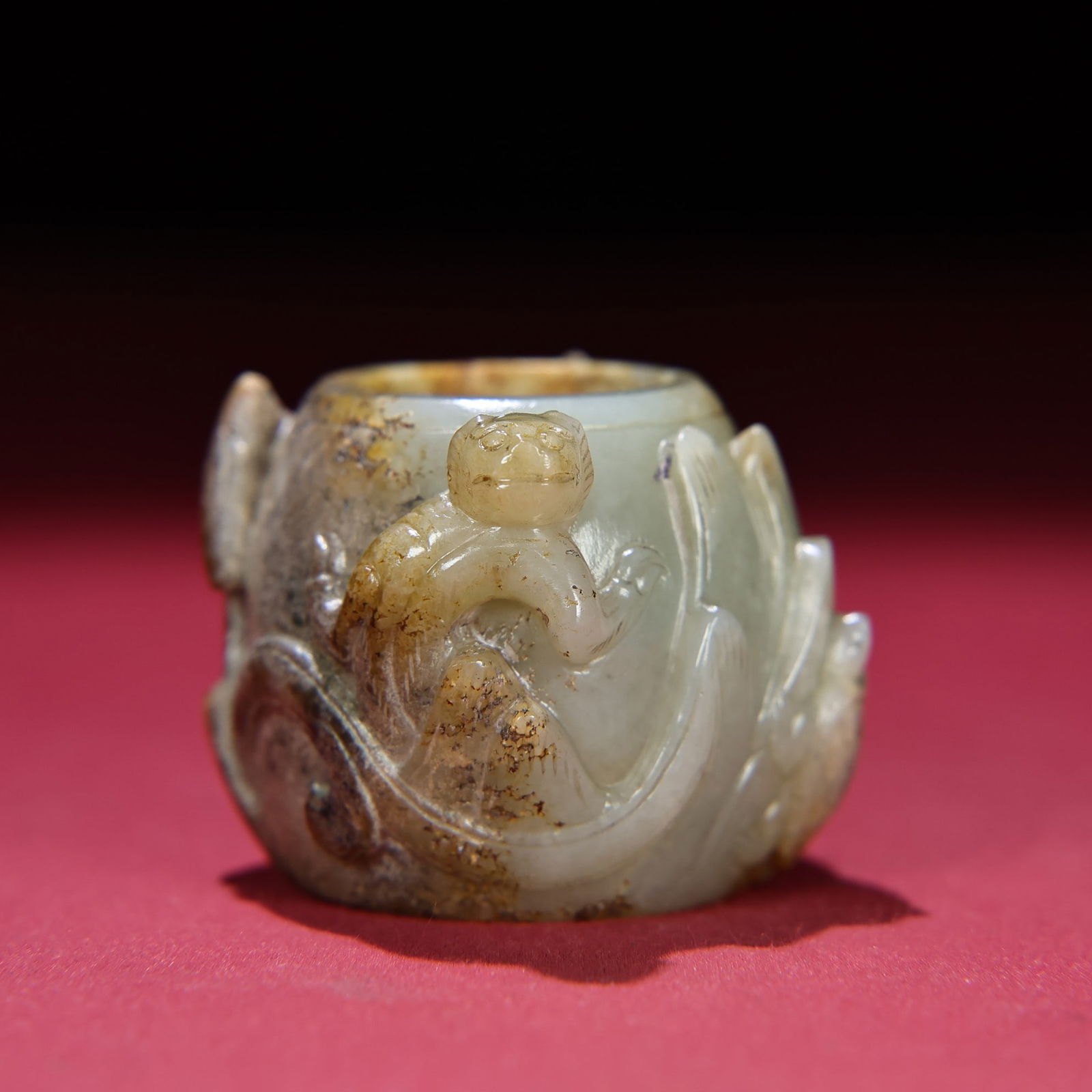 A beautiful Hetian jade handle - 6